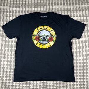 Guns N Roses Black Graphic T Shirt Men’s Sz‎ 2XL New